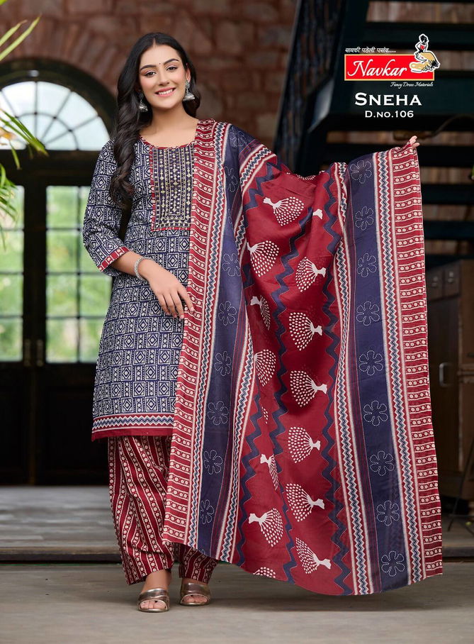 Navkar Sneha Regular Cotton Suits Catalog